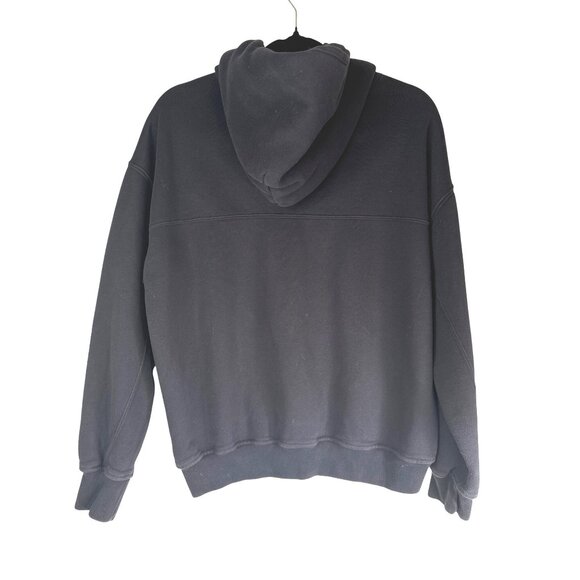 Abercrombie & Fitch XS Oversized Navy Blue Hoodie Soft A&F Essentials - Picture 3 of 14